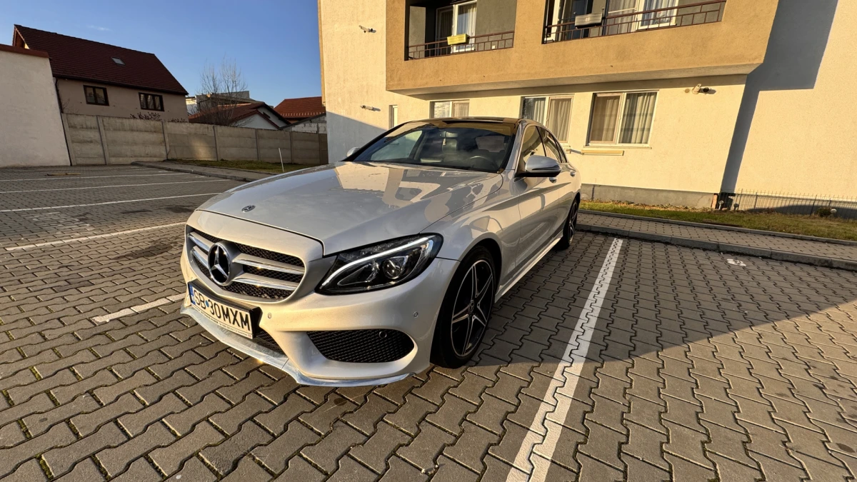 Mercedes C class 180d AMG diesel 1,6 2019 automat -proprietar de 3 ani - 3