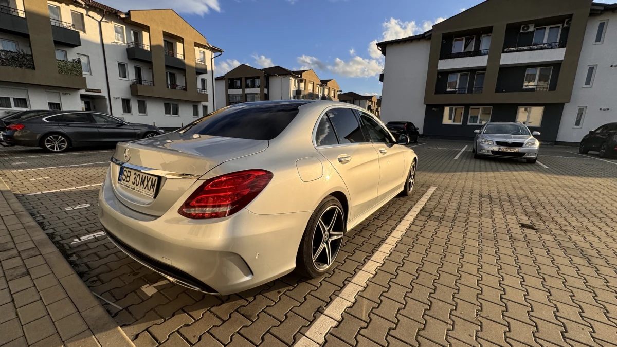 Mercedes C class 180d AMG diesel 1,6 2019 automat -proprietar de 3 ani - 5