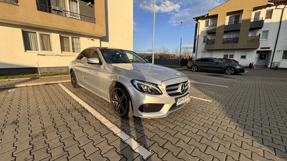 Mercedes C class 180d AMG diesel 1,6 2019 automat -proprietar de 3 ani - 8