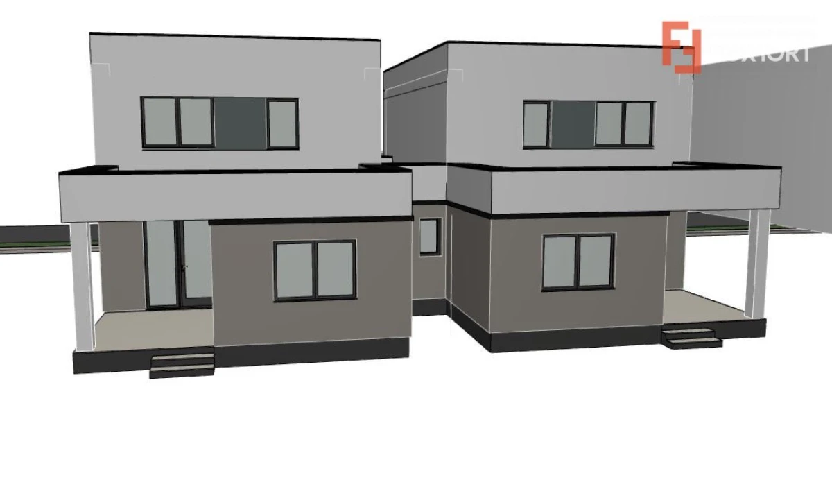 Duplex cu 4 camere de vanzare si teren de 335 mp - zona Sacalaz - 3