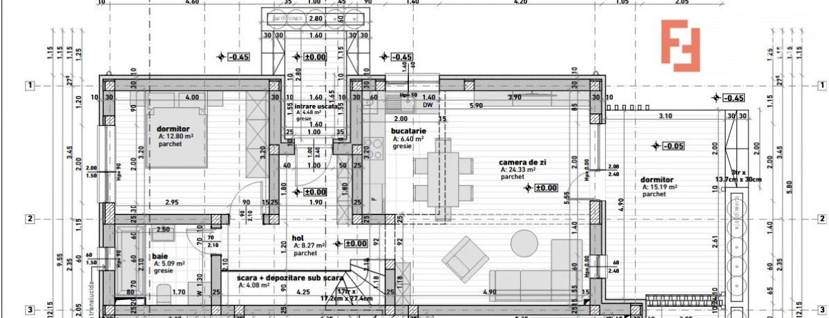 Duplex cu 5 camere si 380 mp teren cu panouri fotovoltaice - Mosnita Noua - 3