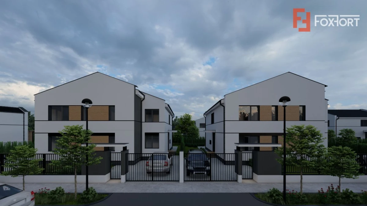 Duplex cu 5 camere si 380 mp teren cu panouri fotovoltaice - Mosnita Noua - 1