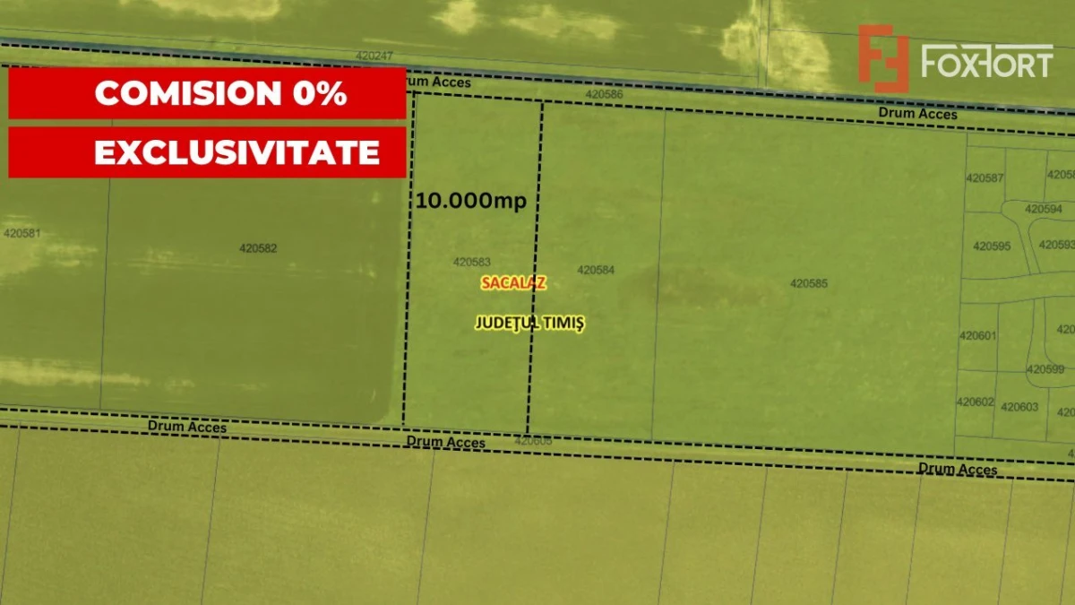 COMISION 0% Teren extravilan pretabil agricol, Sacalaz - Oportunitate investitie - 1