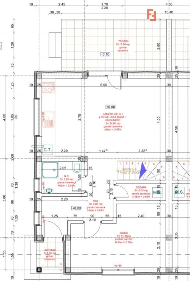 Duplex Mosnita, 4 camere, 2 bai - Asfalt + Toate utilitatile - 5