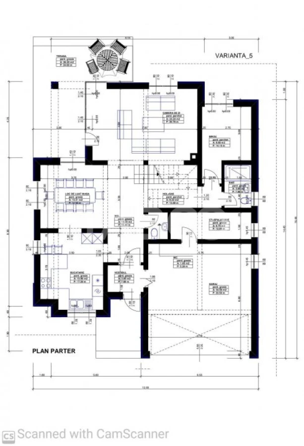 Casa individuala de vanzare cu teren, terasa, garaj si curte Selimbar - 7