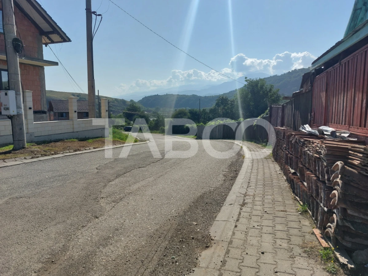 Teren intravilan 812 mp PUZ aprobat utilitati pe teren Talmaciu - 5