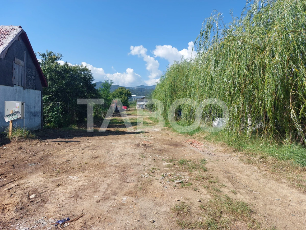 Teren intravilan 812 mp PUZ aprobat utilitati pe teren Talmaciu - 3