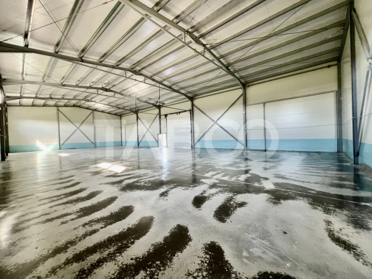 Hala industriala de inchiriat 528 mp utili zona Vest a Sibiului - 3