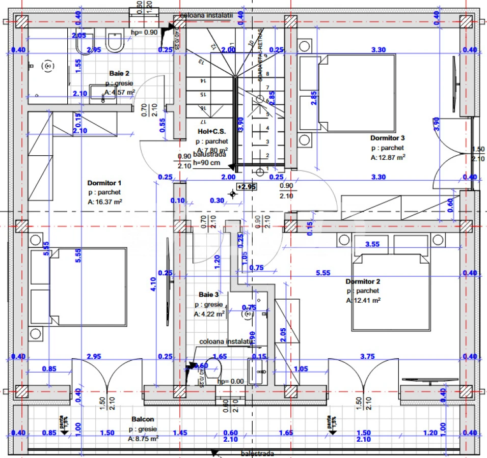 Casa spatioasa cu 4 camere si 3 bai de vanzare 254mp Turnisor - 9