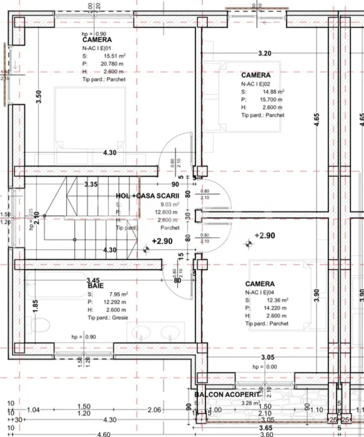 Casa duplex 4 camere 120 mpu de tip duplex zona Selimbar Sibiu - 3
