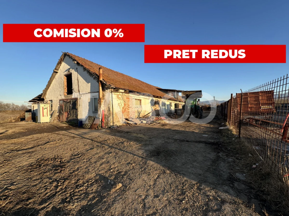 Vanzare hala Industriala cu teren intravilan de 650 mp in Ileni - 1