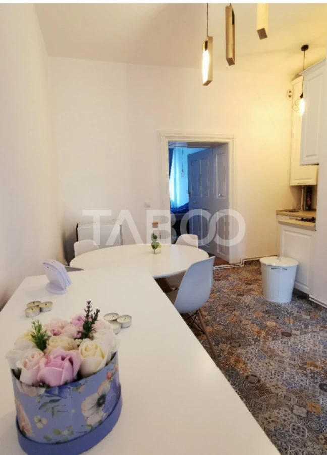 Garsoniera de inchiriat mobilata utilata modern55 mpu central Sibiu - 4