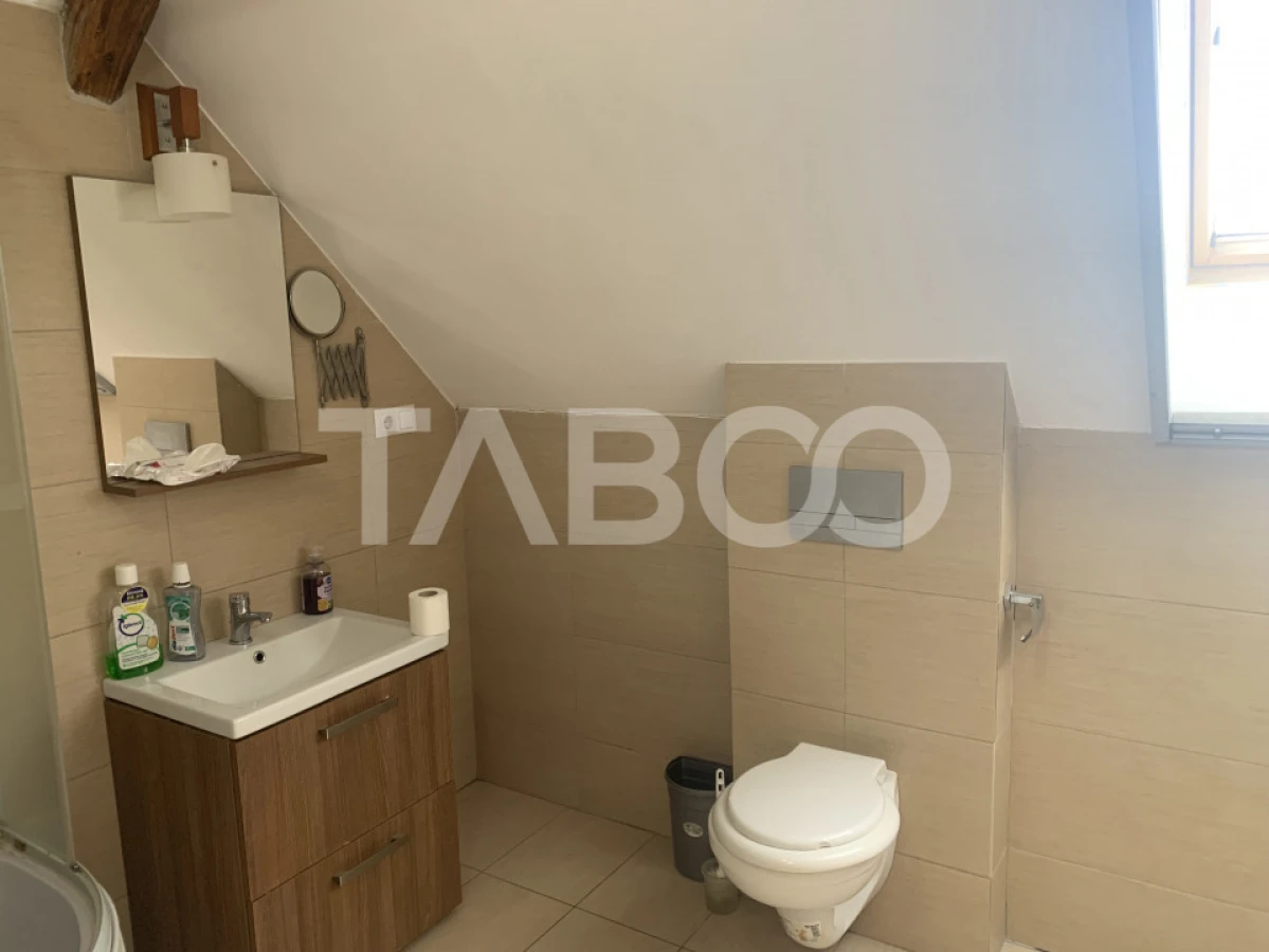 Casa si spatiu comercial de vanzare 148 mpu in comuna Poplaca Sibiu - 4