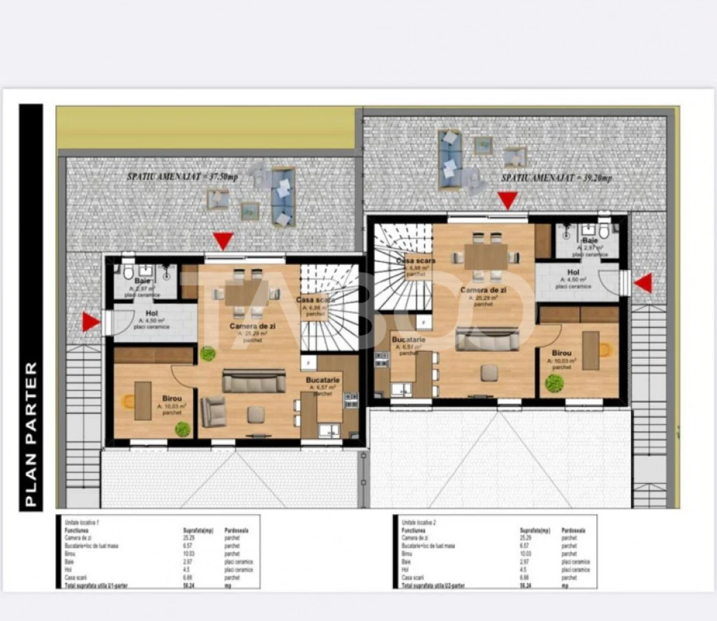 Vanzare duplex premium garaj pentru 2 masini chiar la intrare Tauti - 5