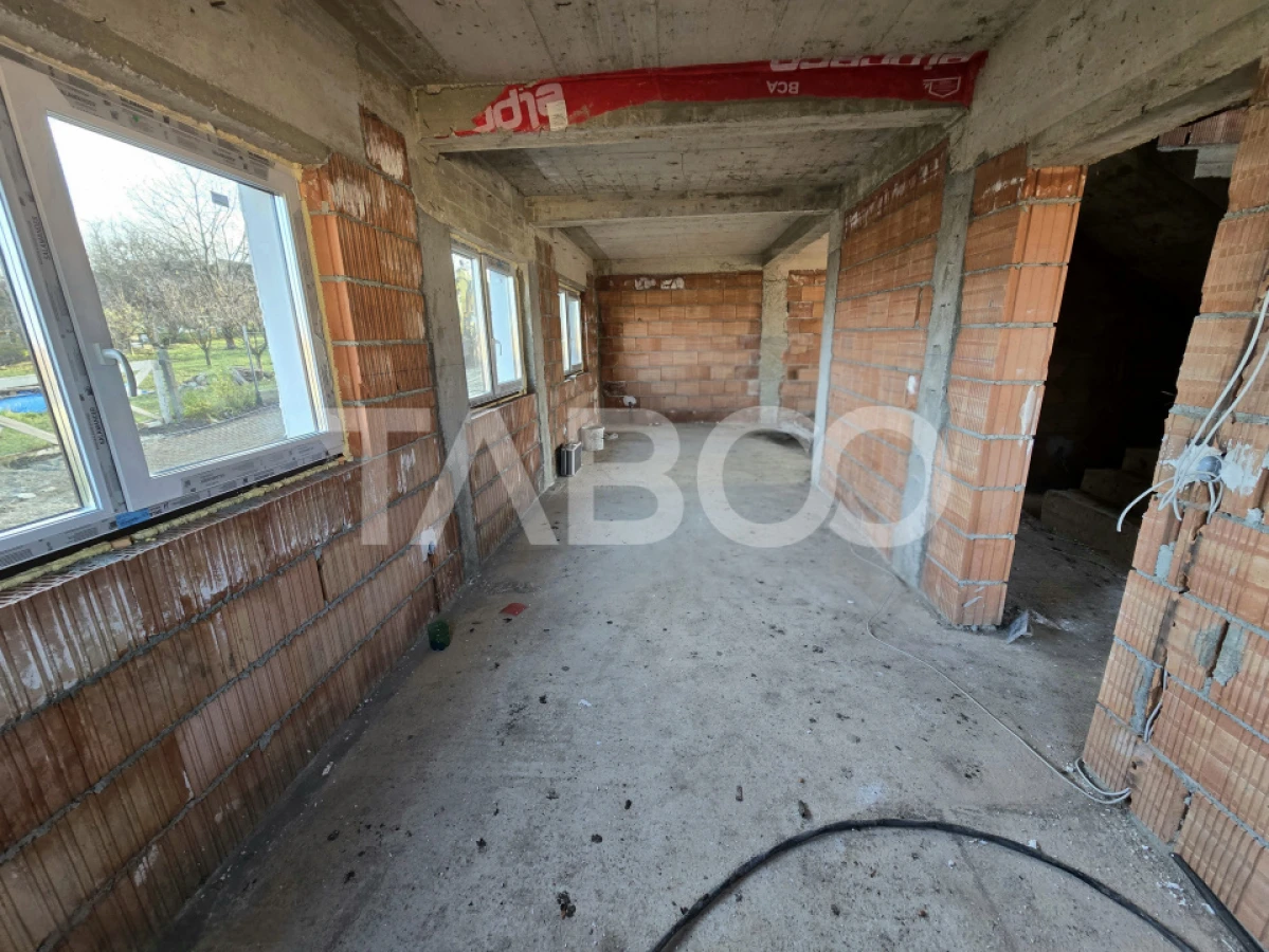Casa tip duplex de vanzare 120 utili teren 300 mp Sura Mica Sibiu - 5