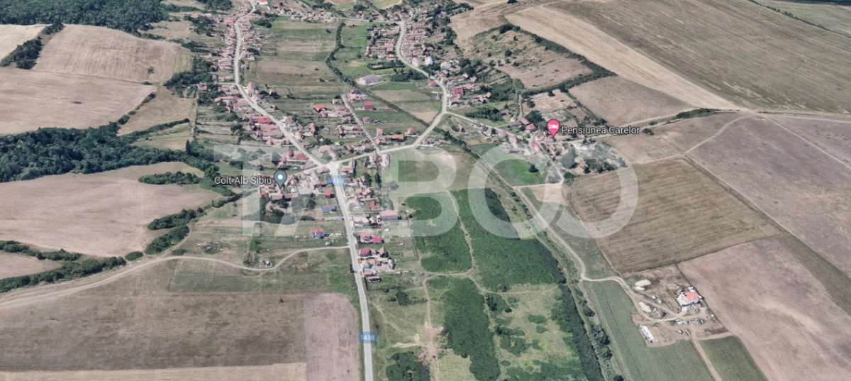 Teren extravilan 2216 mp cu front 12 m acces auto Rusciori Sura Mica - 1