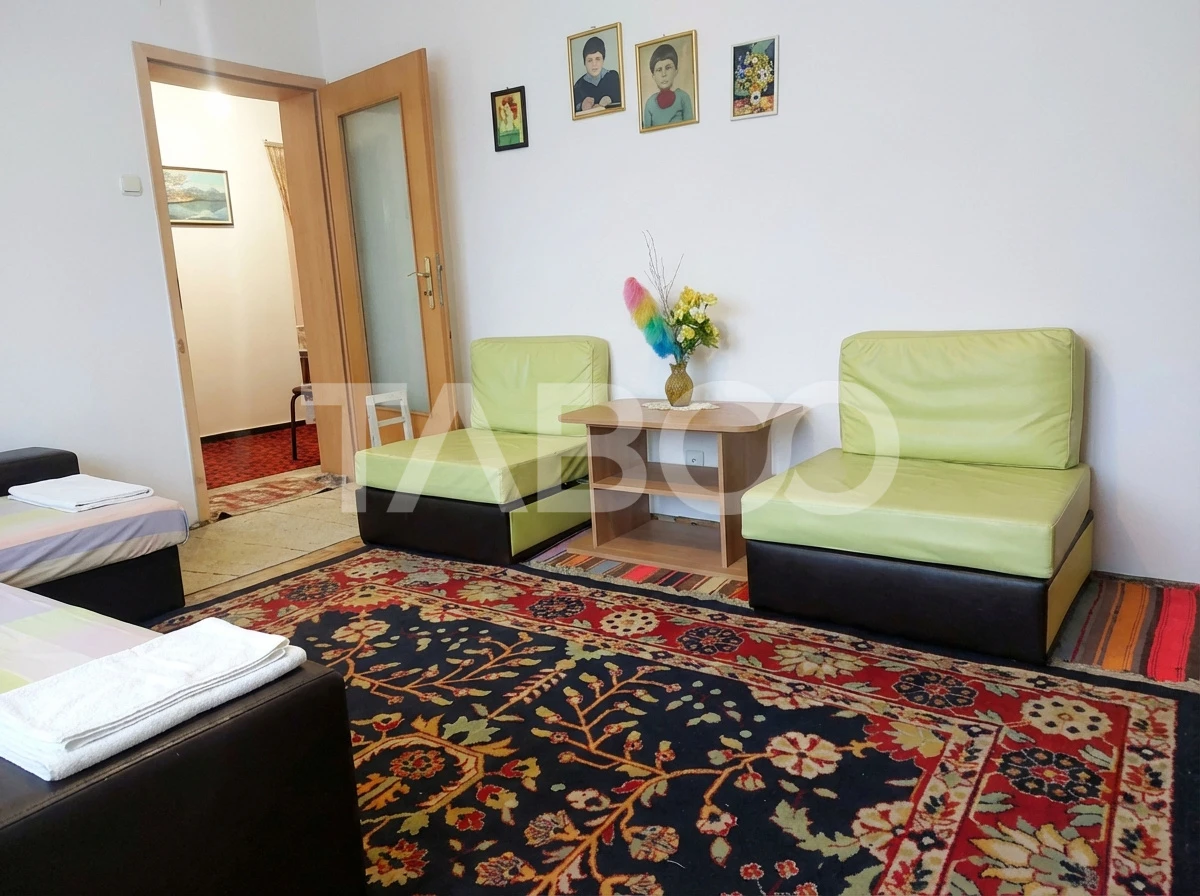 Apartament 2 camere decomandate 57 mp balcon bloc cu acoperis Cisnadie - 2