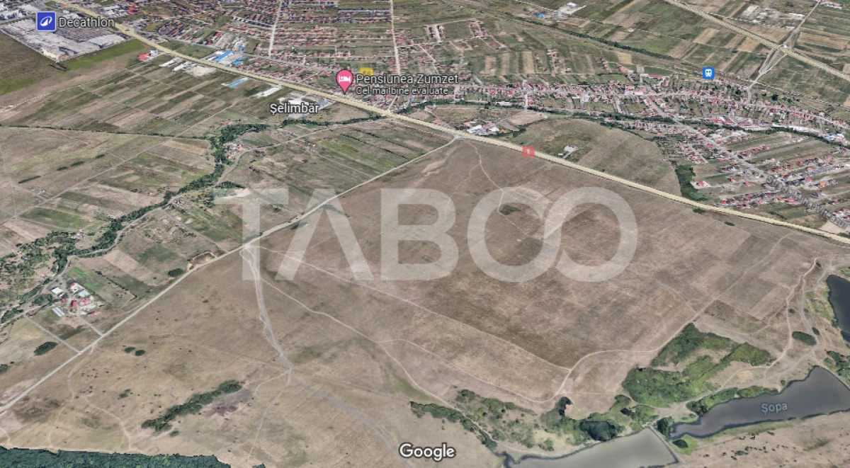 Oportunitate de investitie teren intravilan 2513 mp zona Selimbar - 1