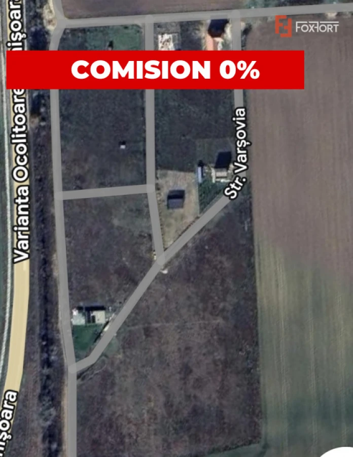 Comision 0% Teren intravilan 660 mp, cu PUZ aprobat si utilitati - Ghiroda - 1