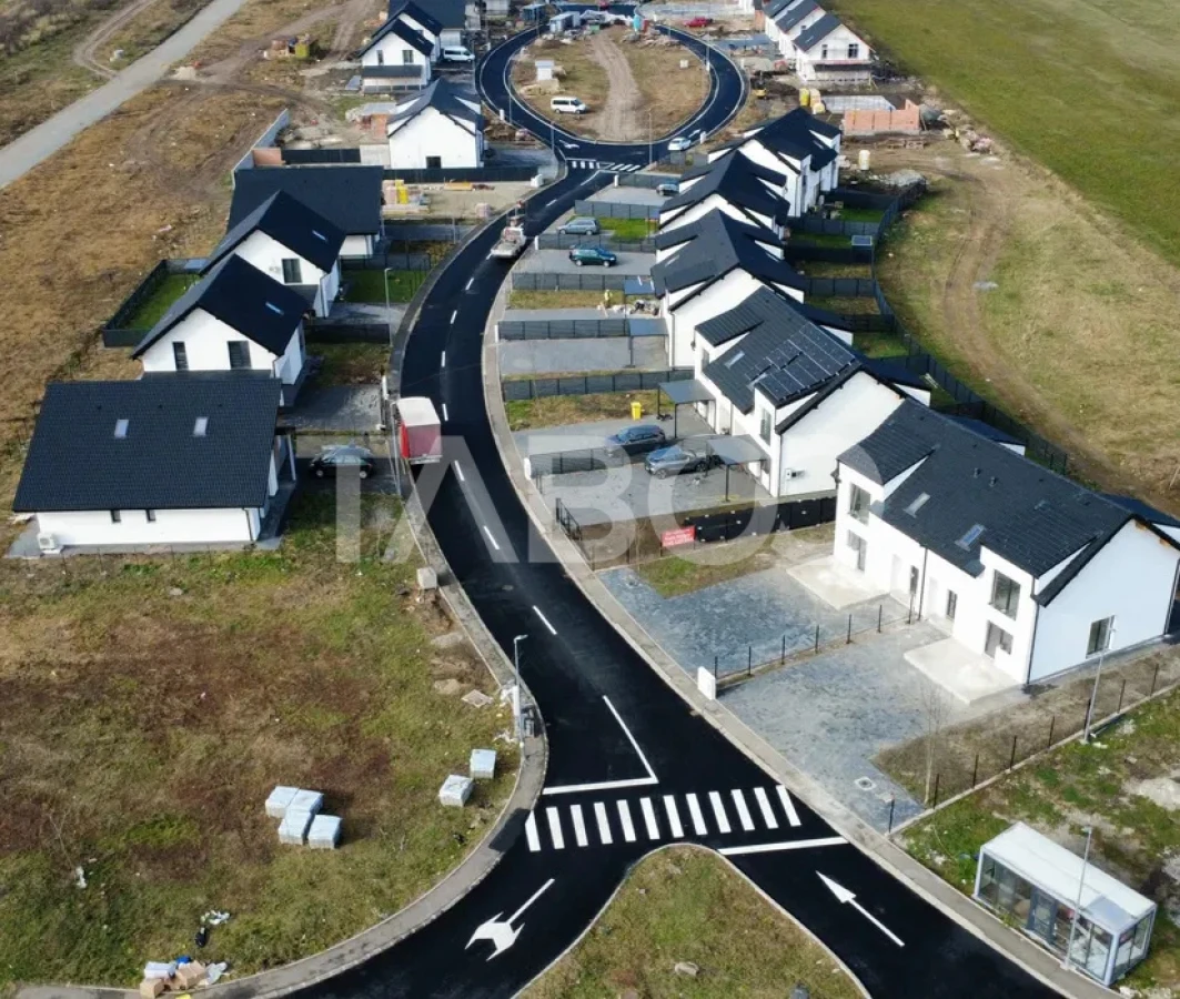 Casa individuala de vanzare cu teren generos- predare la alb - 4