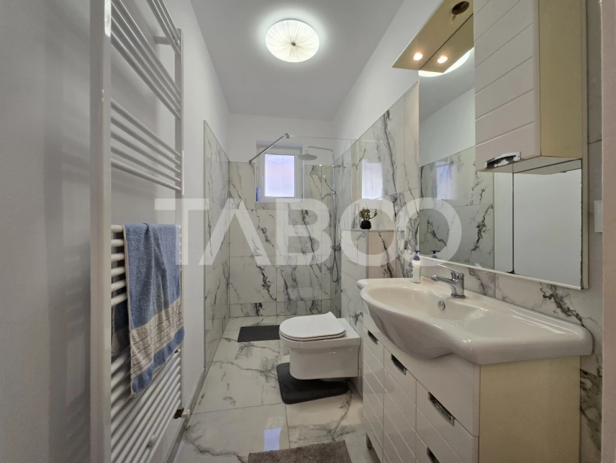 Casa de inchiriat 80mpu 2 camere si curte zona Piata Cluj Sibiu - 8