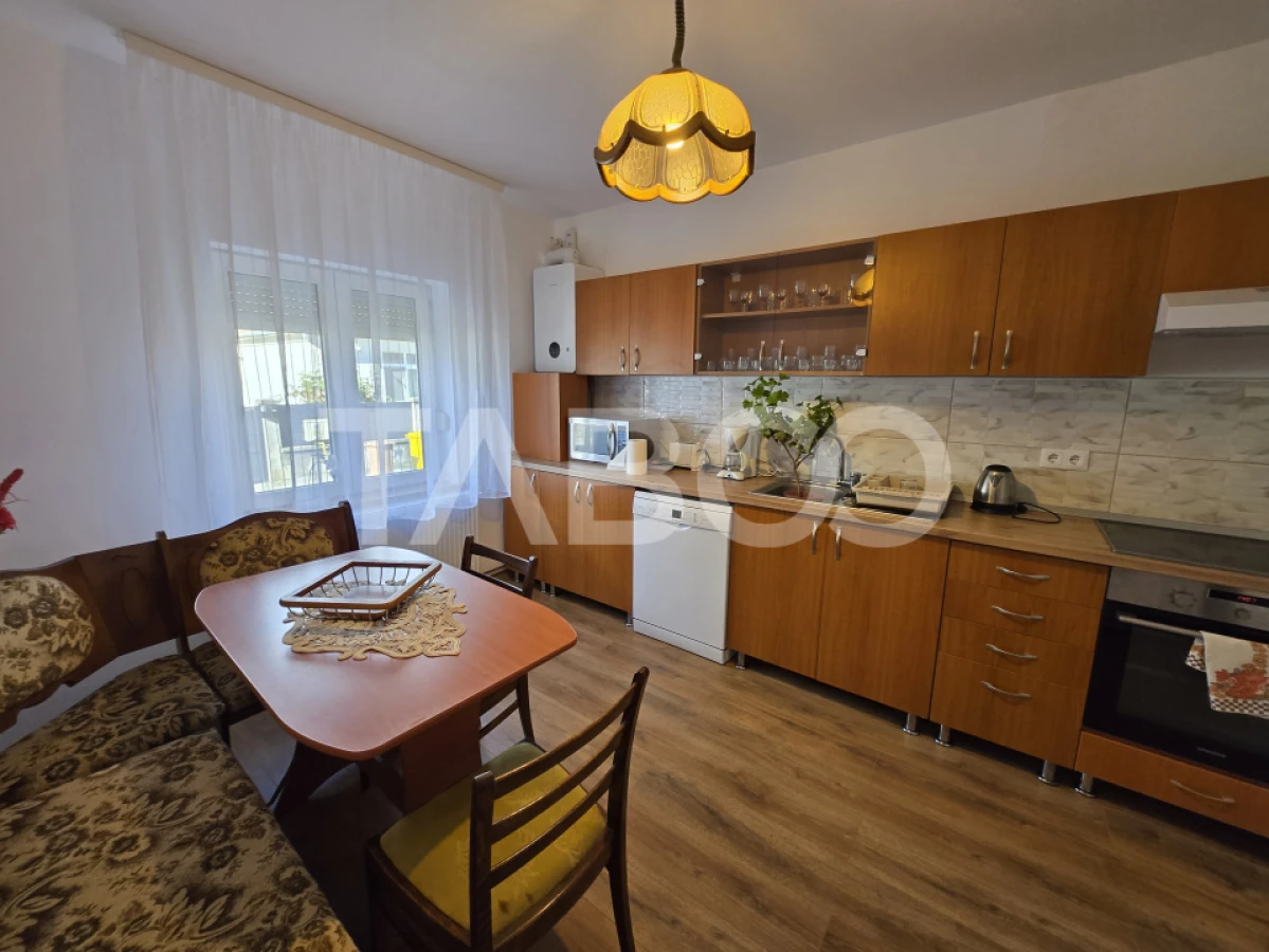 Casa de inchiriat 80mpu 2 camere si curte zona Piata Cluj Sibiu - 6