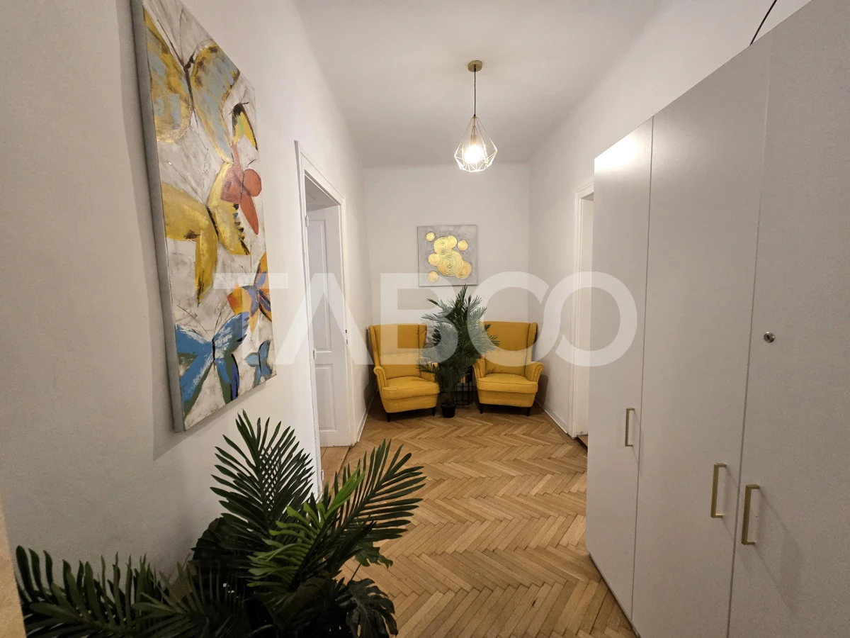 Apartament de vanzare in Centrul Istoric Sibiu 90 mpu mobilat utilat - 10