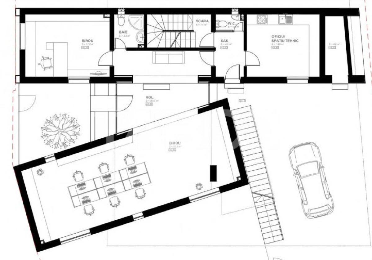 Casa individuala de vanzare cu terasa teren 320 mp zona Centrala Sibiu - 9