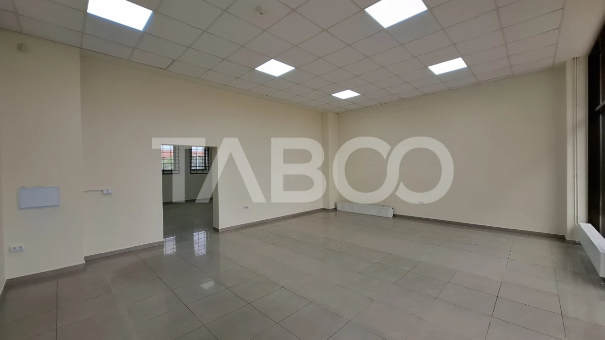 Spatiu comercial cu 2 camere 132 mpu parter cu vad auto Turnisor Sibiu - 5