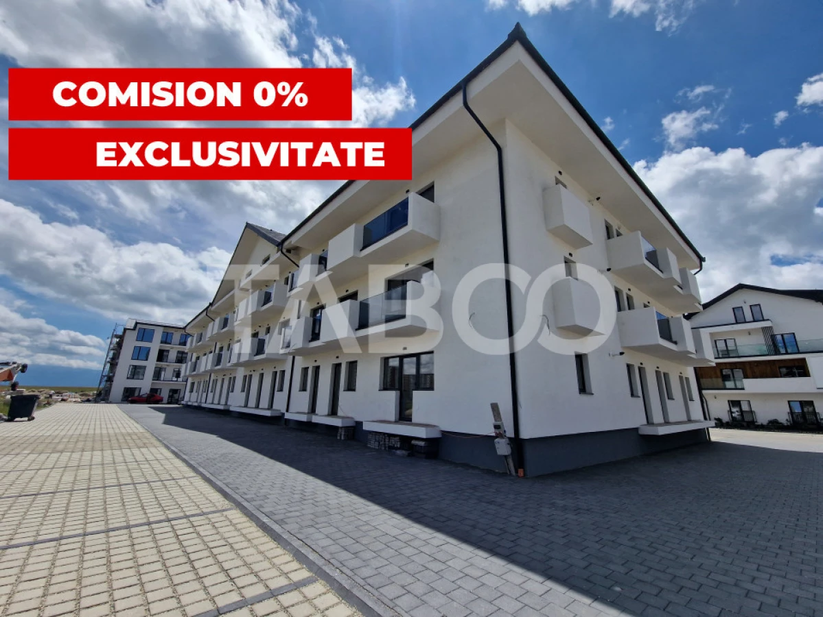 Apartament decomandat la cheie 2 camere 58 mpu balcon parcare Sibiu - 1