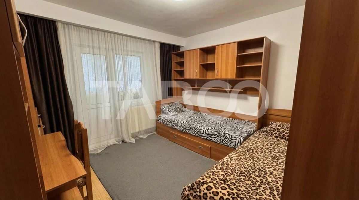 Apartament cu 2 camere de vanzare mobilat utilat Broscarie Sibiu - 3