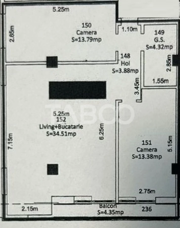 Apartament cu 3 camere 70 mp utili in zona Doamna Stanca din Sibiu - 4