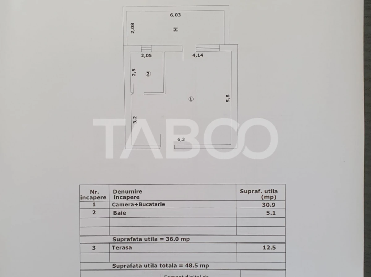 Studio de vanzare 36mp utili + terasa 12 mp la pret de DEZVOLTATOR - 2