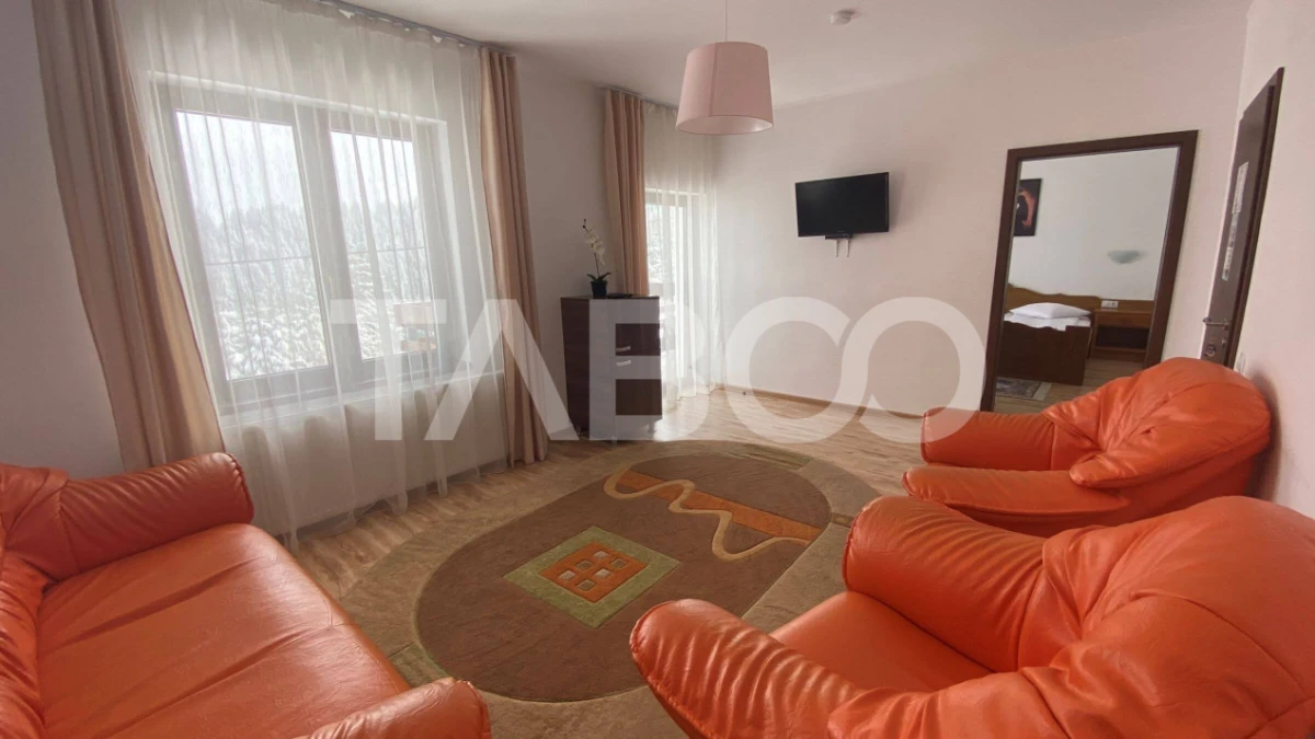 Pensiune de vanzare 10 camere 10 bai 343 mp utili Paltinis Sibiu - 4