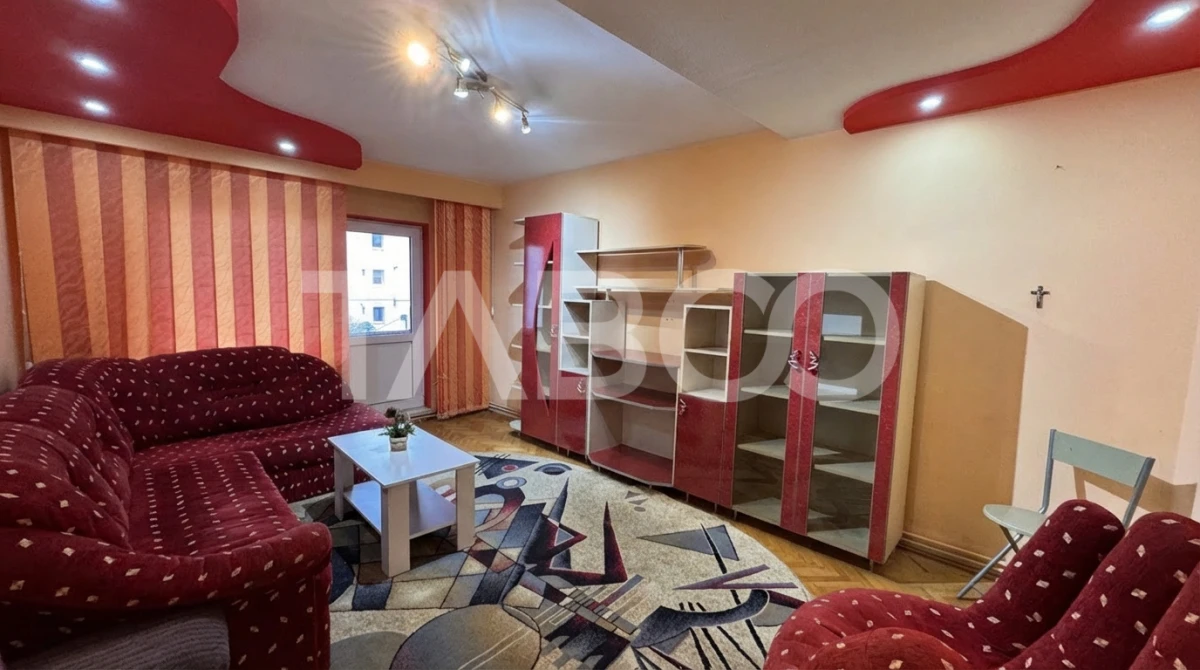 Apartament spatios cu 4 camere mobilat utilat 80mpu Turnisor Sibiu - 2