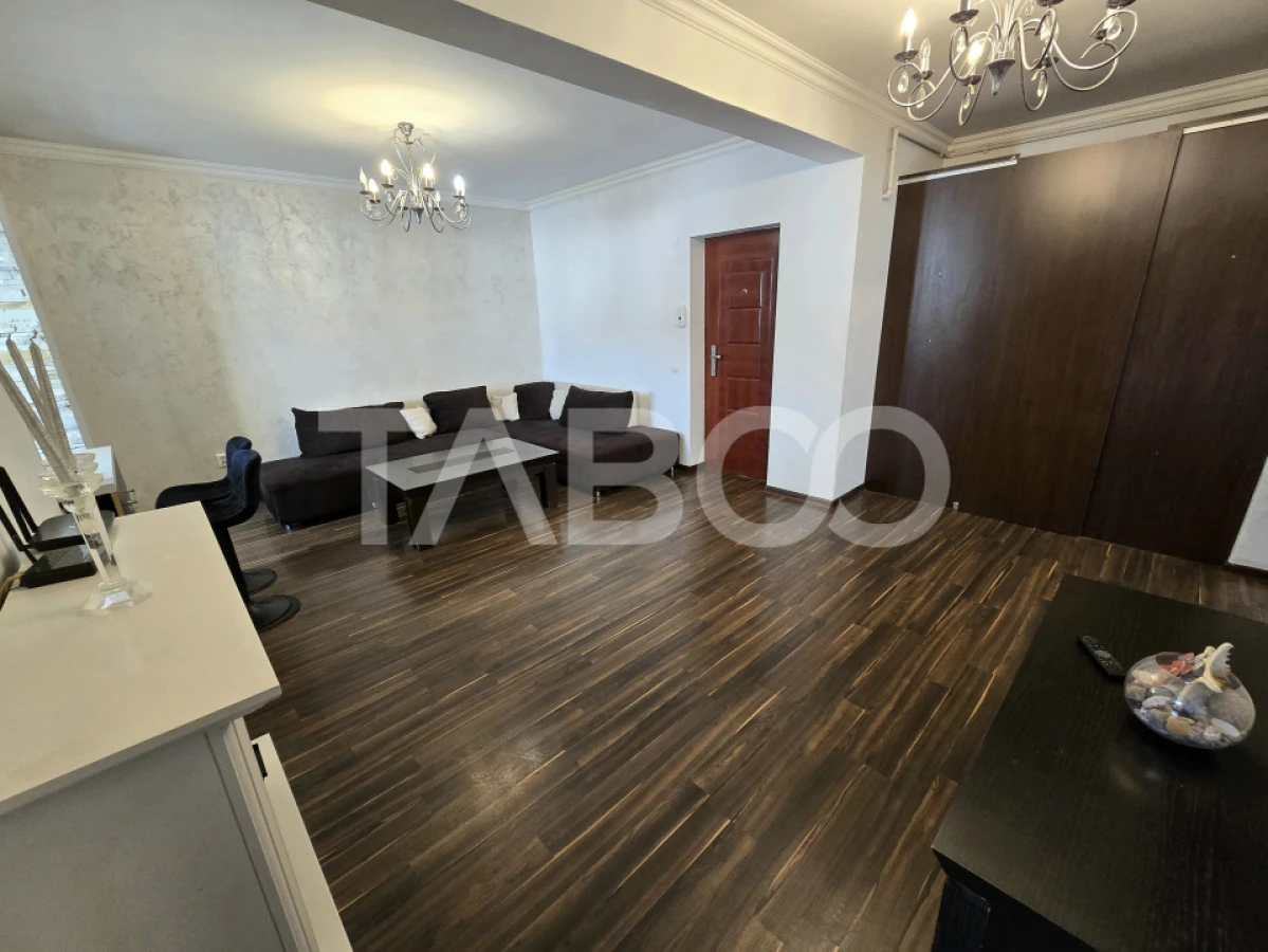 Apartament decomandat de vanzare cu 3 camere mobilat in Turnisor Sibiu - 10