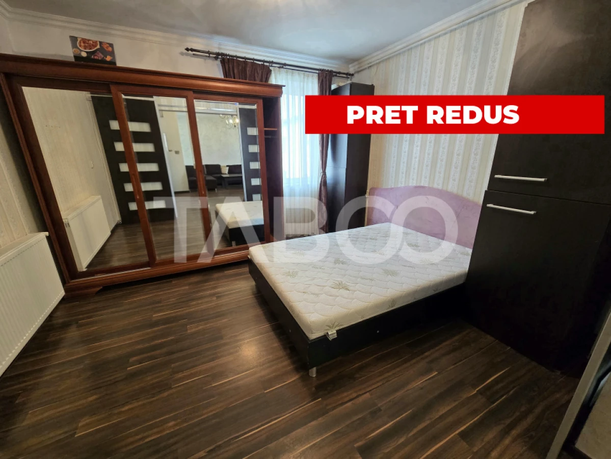 Apartament decomandat de vanzare cu 3 camere mobilat in Turnisor Sibiu - 1