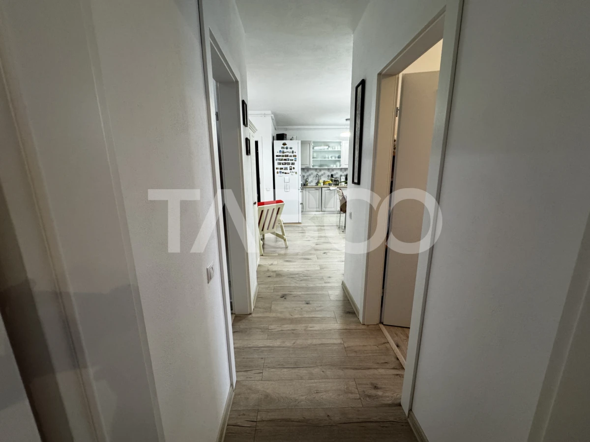 Apartament cu gradina 63 mp 3 camere 2 parcari si boxa Turnisor Sibiu - 9