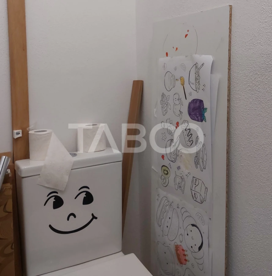 Apartament renovat 66 mp 3 camere 2 bai balcon pivnita Cisnadie - 10