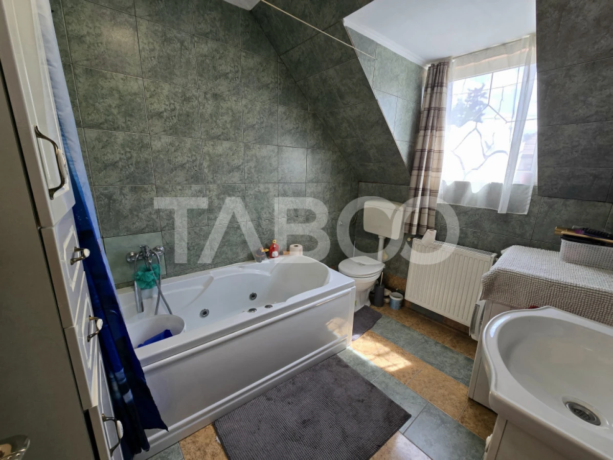 Casa individuala de vanzare teren 457 mp garaj Trei Stejari Sibiu - 7