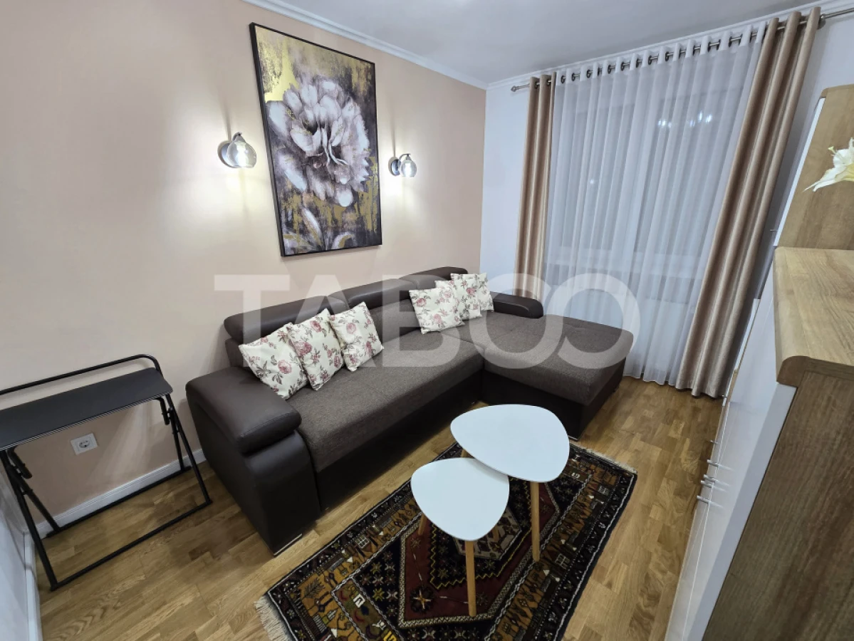 Apartament 2 camere de inchiriat mobilat modern pivnita Dioda Sibiu - 10