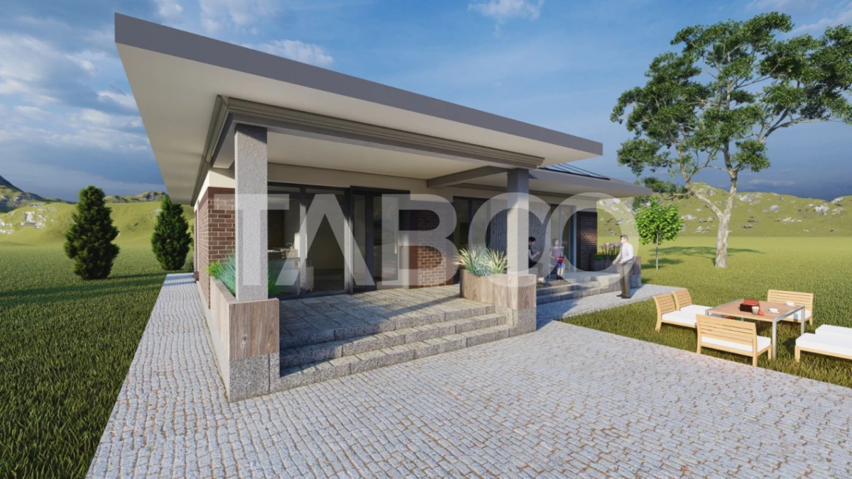 Casa noua de vanzare cu 3 camere Sura Mica Sibiu 500 mp teren - 3