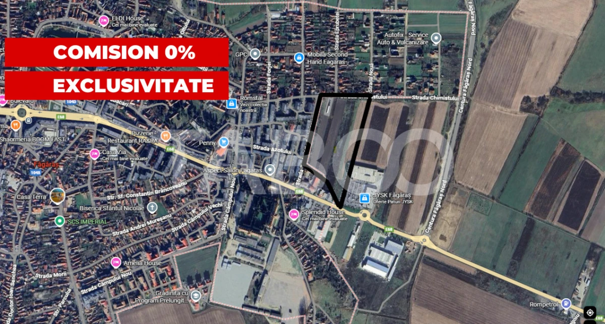 COMISION 0 % - Teren intravilan de vanzare 59475 mp puz pud Fagaras - 1