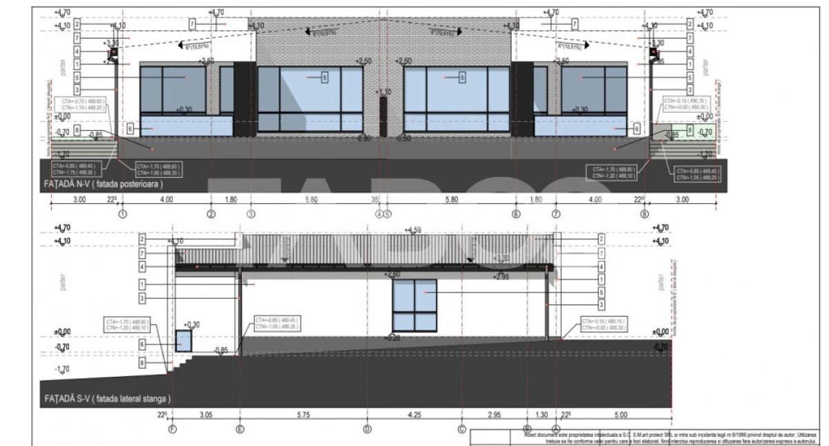 Teren intravilan 1200 mp PUZ aprobat utilitati langa parcela Cisnadie - 3