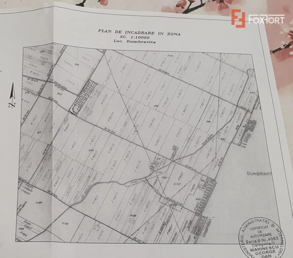 Teren de vanzare 721 mp Dumbravita - 2