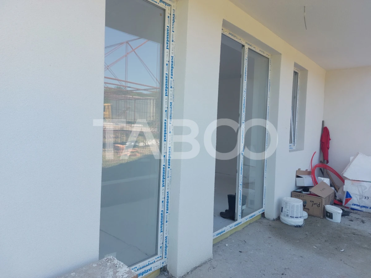 Duplex de vanzare 150 mp P+1E 4 camere 145 mp teren liber Cisnadie - 9