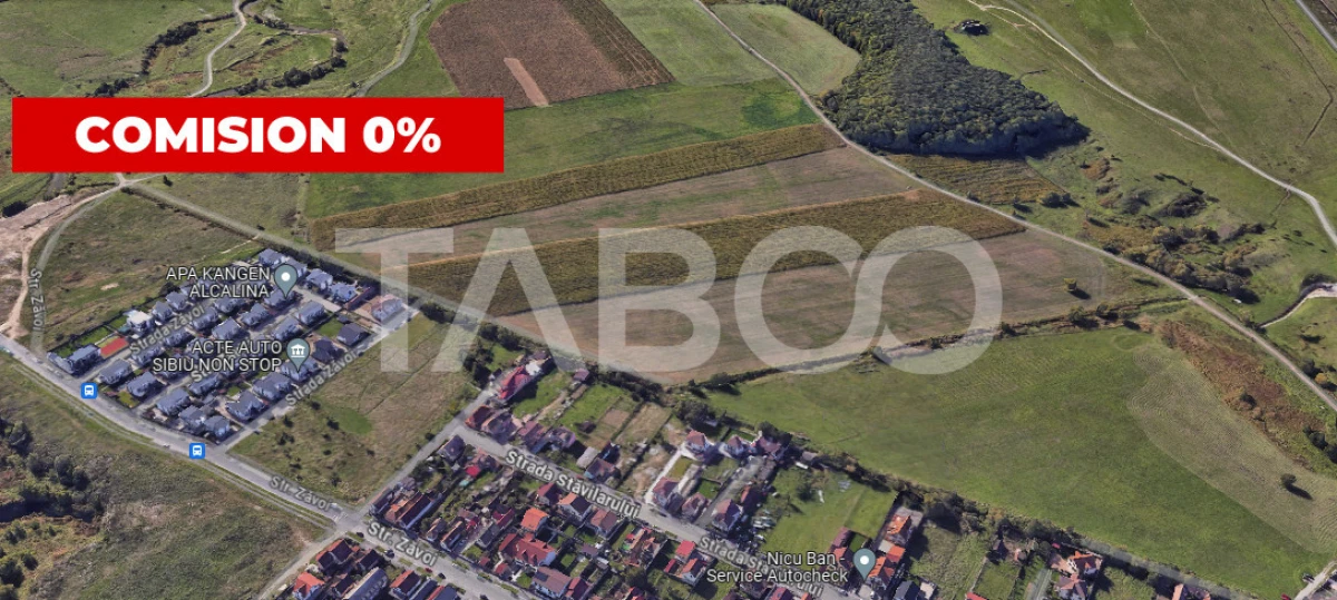 Teren extravilan 4200 mp in Sibiu zona Turnisor - 1