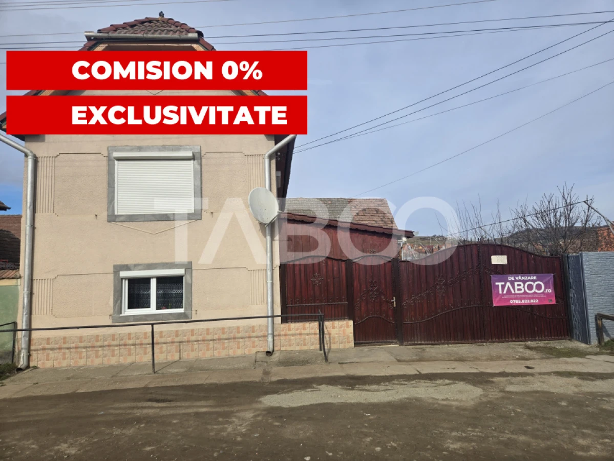 COMISION 0 Casa de vanzare 118mp 5 camere curte 1597mp Vurpar Sibiu - 1