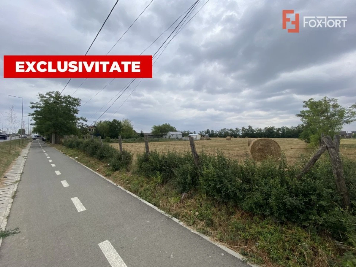Teren intravilan Mosnita Noua cu front la soseaua principala - ID V3915 - 3