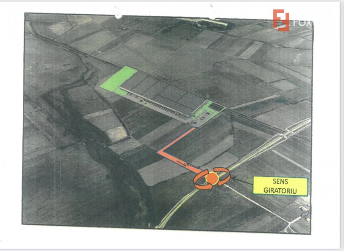 57 Hectare Teren centura cu front 485 ml pretabil parc logistic - V5480 - 2